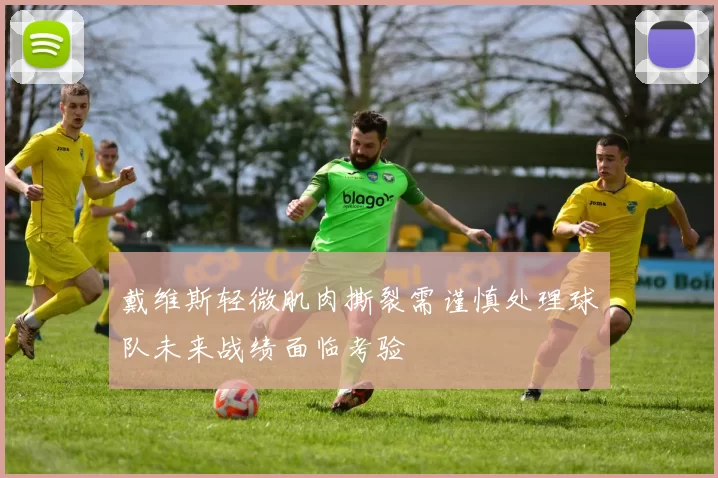 戴维斯轻微肌肉撕裂需谨慎处理球队未来战绩面临考验