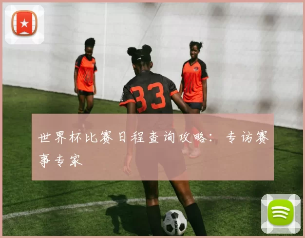 世界杯比赛日程查询攻略:专访赛事专家